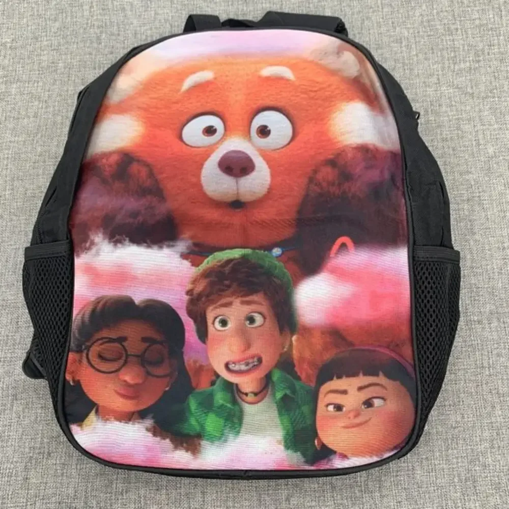 Brand New! Turning Red Anime Backpack Kids School Bag Children's Gift‎